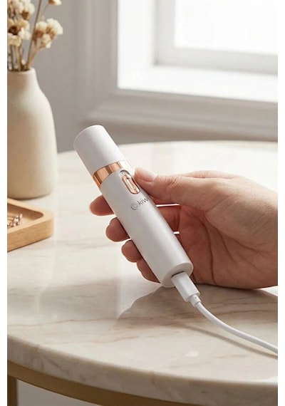 Kep-6810 Şarjlı Epilasyon Cihazı Kökten Tüy Alma Led Işık Usb Type-c