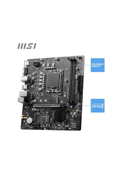 Pro H610m-e Ddr4 Intel H610 Soket 1700 Ddr4 3200mhz Matx Gaming Oyuncu Anakart