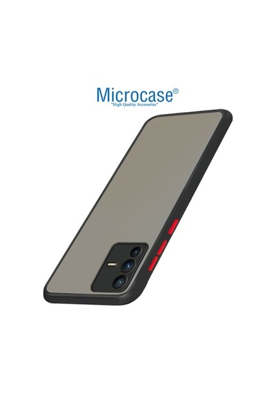 Microcase Vivo V23 5G London Serisi Kilif - Buzlu Siyah 549268041