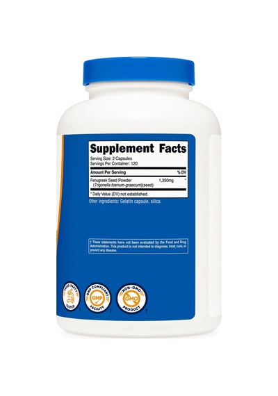 Fenugreek 1350 Mg 240 Capsules