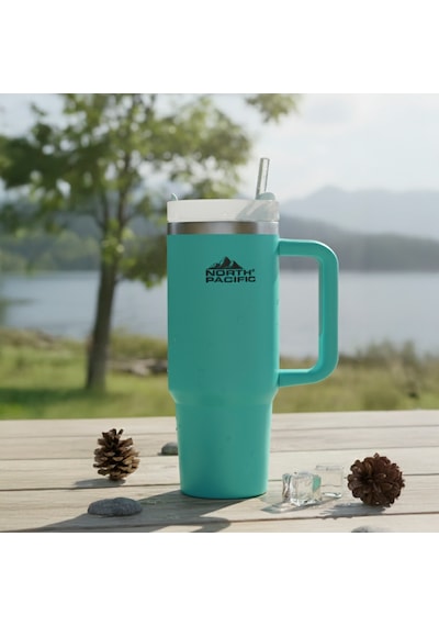 Pipetli Termos - 900 Ml Turkuaz