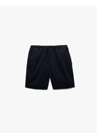 Koton Viskon Karışımlı Cep Detaylı Bermuda Slim Fit Beli Bağcıklı Şort Lacivert 5sam40017hw Lacivert Koton Viskon Karışımlı Cep Detaylı Bermuda Slim Fit Beli Bağcıklı Şort Lacivert 5sam40017hw Lacivert