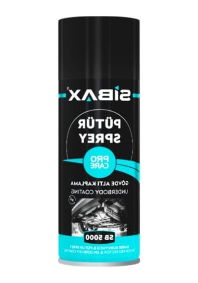 400 Ml Pütürlü Siyah Sprey, Çok Amaçlı Kullanım İçin 0000 Parlak Vernik