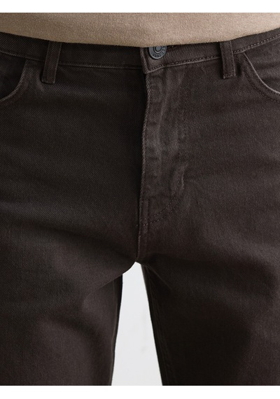 Lcw Jeans Kahverengi 700 Straight Fit Erkek Jean Pantolon