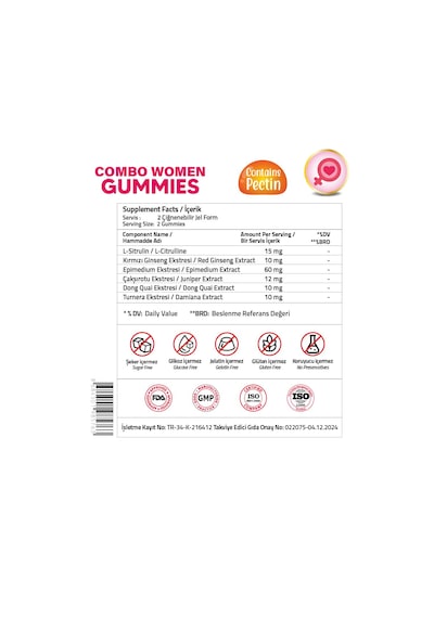 Women 60 Gummies