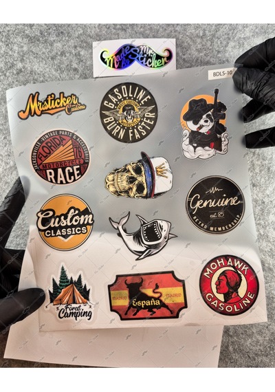 Bdls10 Küçük Boy 10lu Sticker Seti