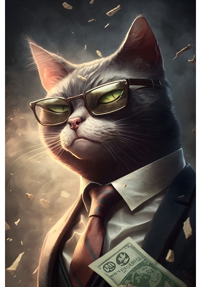 Ceo Kedi Ofis Şıklığı Tasarım Cam Tablo
