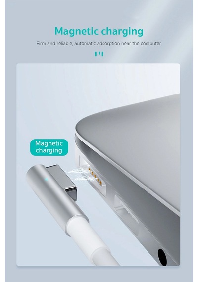 Apple MacBook Uyumlu Type-c To Magsafe 1 Pd Hızlı Şarj Kablosu 2 Metre