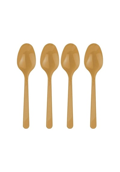 Roll-up Gold Renkli Kaşık 25 Adetli
