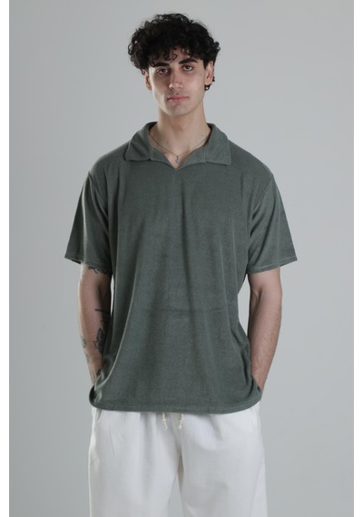 Cocopelli Yazlık Havlu Kumas T-shirt Coc1838 Haki