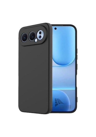 Honor 500 Uyumlu Silikon Kılıf - Pastel Renk Tonu Kamera Korumalı Esnek Kapak - Siyah Siyah