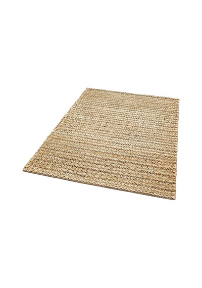 Eko Halı Netra S-1152 Natural Xw Farklı Örgü Dokusuna Sahip El Dokuma Naturel Jüt Hasır Halı - 140X200