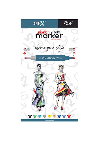 Art-x Sketch Marker Çift Taraflı Kalem 479
