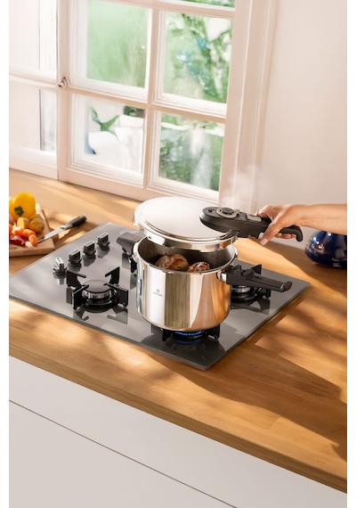 Emsan Fast Cooker Çift Emniyetli Düdüklü Tencere 6 Lt Siyah