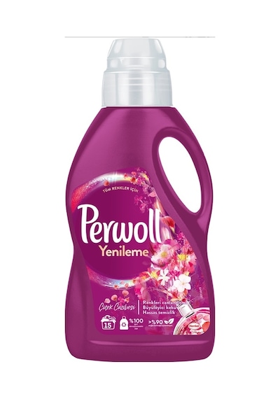 Perwoll Renkli Yenileme Çiçek Cazibesi Sıvı Çamaşır Deterjanı 12 x 1 L