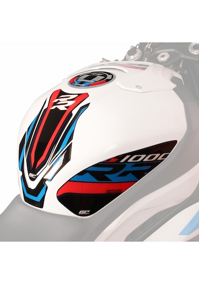 GP Kompozit BMW S 1000 RR 2019-2024 Uyumlu Tank Pad Seti Beyaz