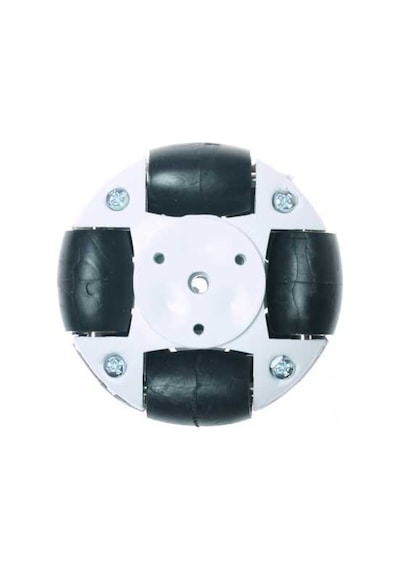 Robotistan 50mm Plastik Omni Tekerlek - Beyaz