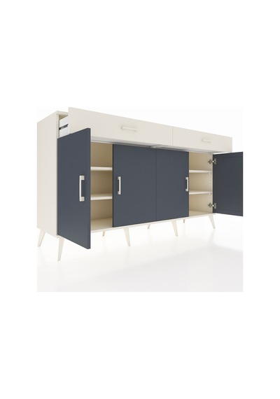 Hyperion Konsol 4 Raflı 2 Çekmeceli 4 Kapaklı 176x44x99 Aytaşı-antrasit/aytaşı Aytası/antrasıt - Aytası Hyperion Konsol 4 Raflı 2 Çekmeceli 4 Kapaklı 176x44x99 Aytaşı-antrasit/aytaşı Aytası/antrasıt - Aytası