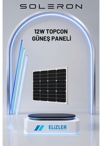 Soleron 12w Topcon Güneş Paneli