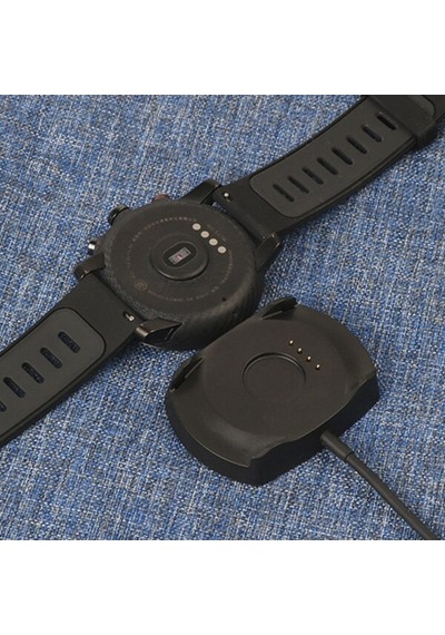 Ally Amazfit 2,2S Stratos A1609 Akıllı Saat Için Şarj Kablosu-Siyah