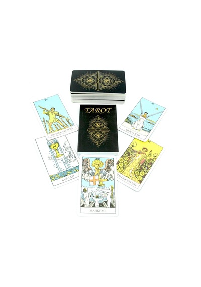 Ahşap Kutulu 78 Kartlı Tarot Seti