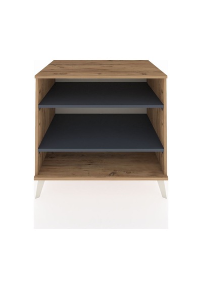 Kronos Şifonyer 2 Raflı 88x59x80 Çam-antrasit Atlas Çam