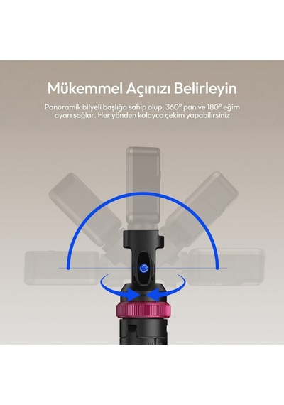 Ulanzi Mt-89 200cm Quick Release 360 Panoramic Işık Standı Tripod - T082a