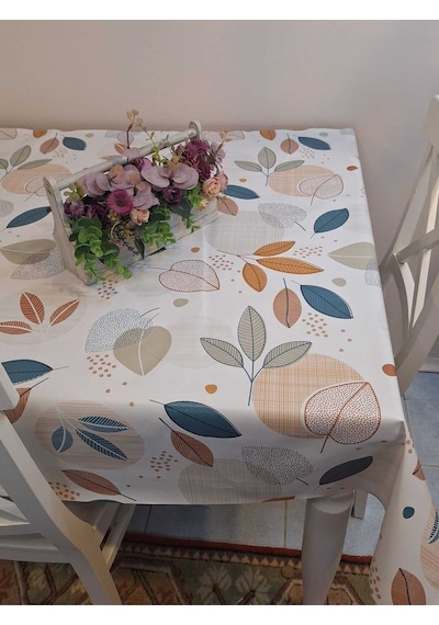 Elyaflı Pvc Masa Örtüsü Modern, Dayanıklı, Silinebilir Ve Şık Görünüm 01fnt8279 Çok Renkli