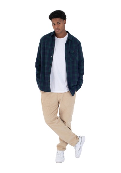 Hurley Hurley Axe Sherpa Flannel Erkek Yeşil Sweatshirt 737 Yeşil