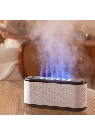 Lobo 600ml Kapasiteli Bluetooth Speaker Rgb Modlu Hava Nemlendiricisi