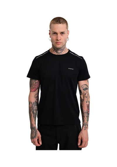Sportive Conforto 3 Erkek Siyah Koşu T-shirt 24ke013-syh 1656298 SIYAH