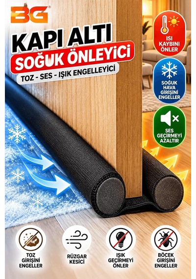 Kapı Altı Rüzgar Önleyici Isı Yalıtım Süngeri Ses Toz Soğuk Geçirmez Enerji Tasarruflu Rüzgarlık