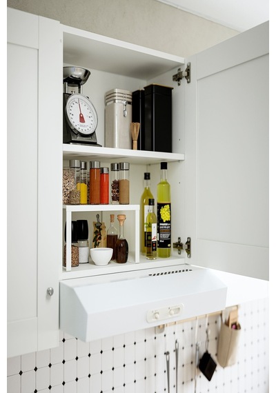 Ikea Beyaz Fonksiyonel Mutfak Dolabı 60x60 Cm Dekoratif Beyaz