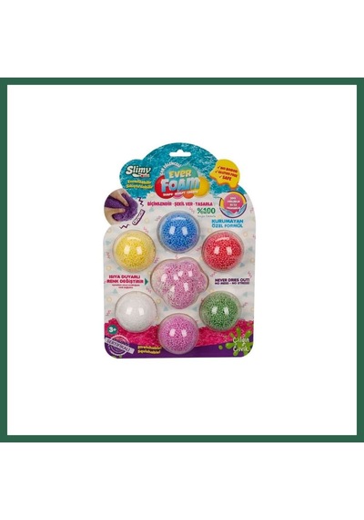 Bezos Slimy Ever Foam 7 Renkli Slime Bzs01 Çok  Renkli