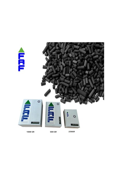 Faf Fresh Air Filter 3- 4 Mm Emprenye Edilmiş Silindirik Aktif Karbon Havadaki Koku Ve Gazları Saflaştırmada Extra G Diğer