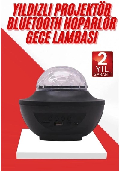 Masa Ve Gece Lambası Renkli Projektör Işıklı Disko Topu Bluetooth Hoparlör Çok Renkli 49416687