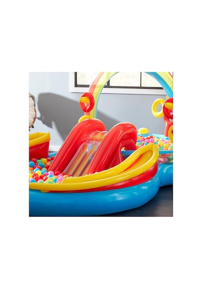 Intex Gökkuşağı Renkli Oyun Havuzu 297x193 Cm. (57