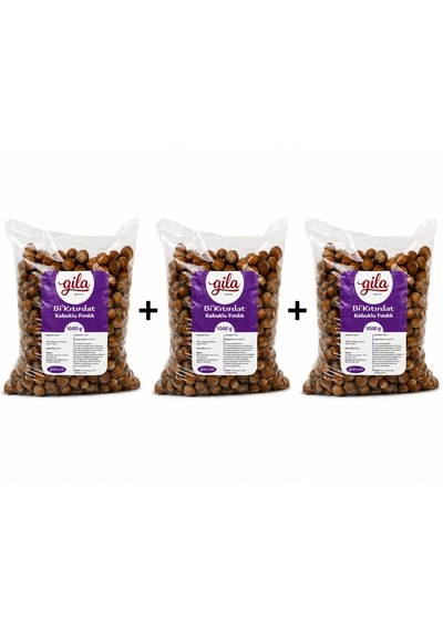 Gila Bi'kıtırdat Kabuklu Fındık 1000 G X 3 3 KG