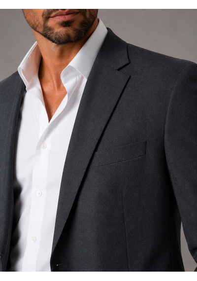 Classics Men Erkek İtalyan Kesim Lacivert Çizgili Blazer Ceket Klasik Ve Modern Şıklık - 7715