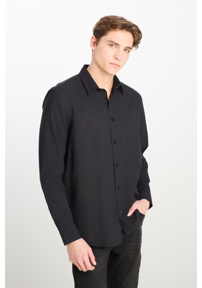 Lee Regular Fit Gömlek Black Black