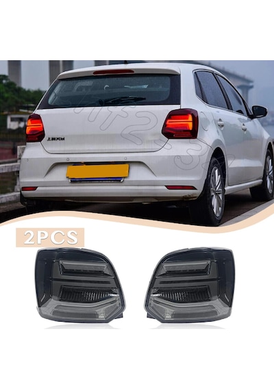 Vw Polo 6r 2010-q2 Dizayn Smoke Füme Ledli Arka Stop