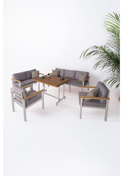 Neokas Bahçe Mobilyası, 1 +1 +2+ 3+ Masa, Balkon Takımı, Kafe Koltuğu, Bekleme Alanı Koltuğu Beyaz