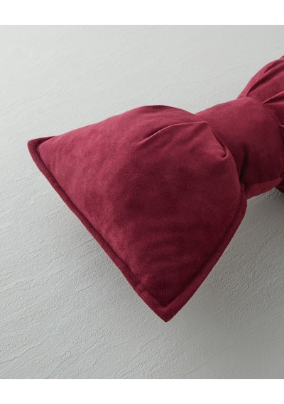 English Home Fiyonklu Dekoratif Kırlent Bordo Bordo