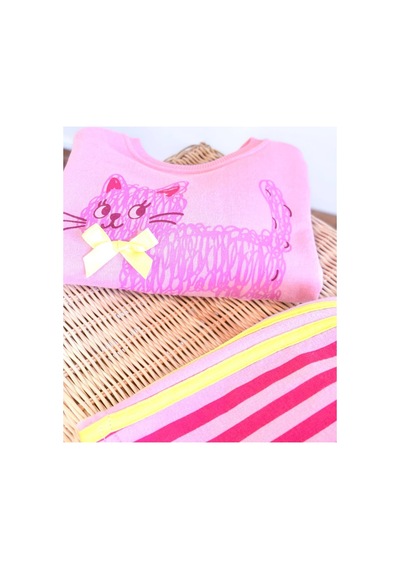 Poala Kids Simply Cat Takım Pembe
