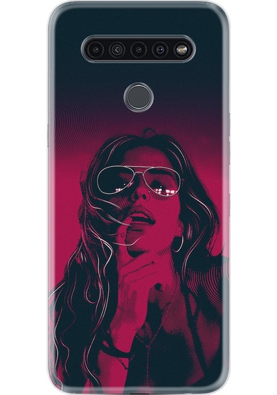 LG Uyumlu K61 Kılıf Desenli Girl 1647