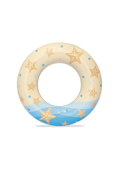 Bestway 36014 Desenli Simit 61 Cm Çok Renkli