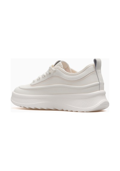 Guja 26y373 Kadın Bağcıklı Kalın Taban Sneaker Ayakkabı Bej
