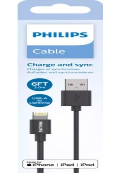 Philips Uyumlu Mfı Usb - Lightning Şarj Kablosu (2M Pvc)Dlc3106V/00