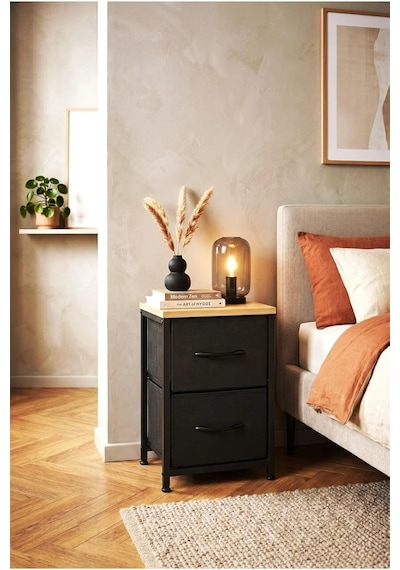 2 Raflı Metal Komodin Yan Sehpa Çok Amaçlı Dolap Organizer Mdf Tabanlı Kumaş Çekmece Çok Renkli 2 Raflı Metal Komodin Yan Sehpa Çok Amaçlı Dolap Organizer Mdf Tabanlı Kumaş Çekmece Çok Renkli