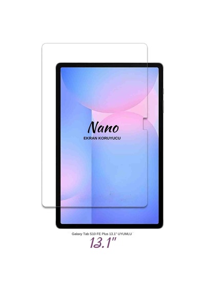 Galaxy Tab S10 Fe Plus Uyumlu 13.1 İnç Fuchsia Nano Ekran Koruyucu Ultra İnce Screen Protector